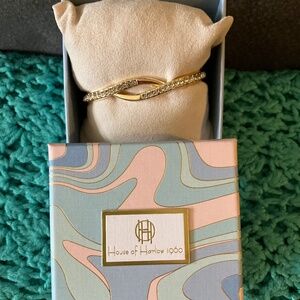 House of Harlow 1960 Gold Bracelet